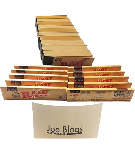 Raw Organic Natural Unrefined Rolling Papers 5 Booklets - View #3