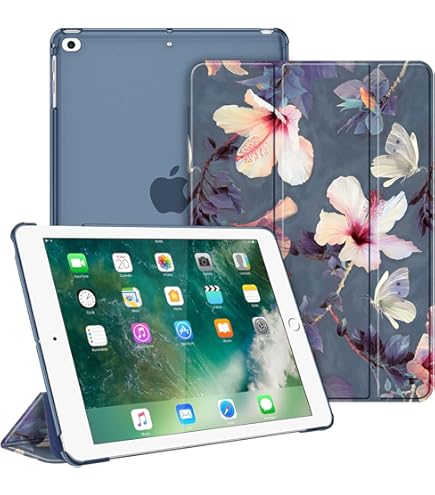 Fintie Hoes voor iPad 9.7 inch 2018/2017, iPad Air 2 / Air - 360 Graden Draaibare Standaard Slimme Beschermhoes met Automatische Slaapwaakfunctie, (*Zwart