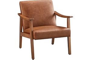 ‎YAHEETECH Yaheetech Relaxsessel Retro Loungesessel Polsterstuhl Fernsehsessel Lesesessel Einzelsofa bis 136 kg Belastbar für Wohnzimmer/Empfangsraum/Heimkino/Schlafzimmer