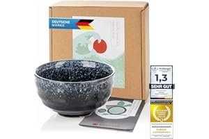 Dimono Tasse à thé en céramique Matcha originale - bol à thé japonais Bol à matcha en terre cuite (bol à thé)