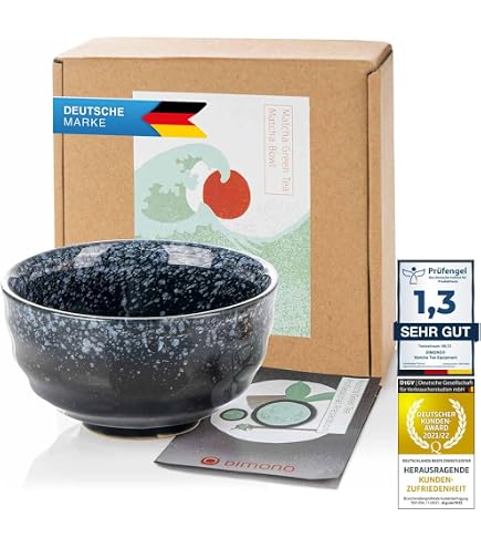 Matcha-Schale Aus Keramik – 500 Ml, Mit Ausgießer, Für Desserts, Saucen & Mehr