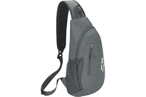 Xoolkly Brusttasche Sling Bag Schulterrucksack Wasserdicht Umhängetasche Herren und Damen Sling Rucksack Leichte Multipurpose Schultertasche für Outdoor Wandern Reisen Radfahren
