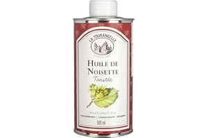 La Tourangelle - Huile de noisette toastée - Saveur fruitée et pralinée - Riche en vitamine E - 500ml