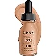 NYX Professional Makeup Total Control Pro Drop Foundation, Precise Dosage, Customised and Buildable Coverage, Vegan Formula, True-to-Skin Finish, 13 ml, Shade: Natural