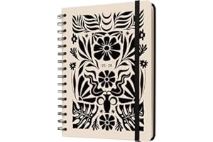 Kokonote Agenda Scolaire 2025 2026 Semainier Nordic | Agenda Étudiant 2025 2026, Format A5 avec Spirale, Weekly Planner