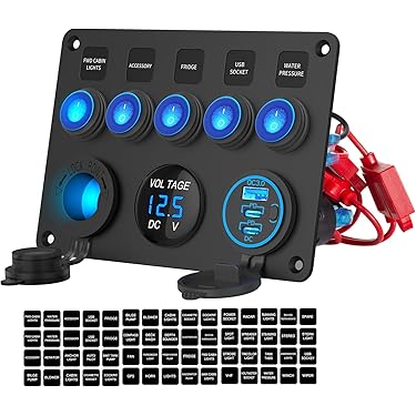Guuzi 2 Stuks Aan/Uit 3-pins SPST LED-verlichting Cover Guuzi 2 Stuks Aan/Uit 3-pins SPST LED-verlichting Cover
