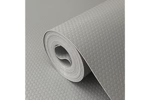 wohomuke Schubladenmatte 35x600cm Matte für schubladen Kühlschrankmatten Für Schubladen Regale Schrank Kühlschrank(Hellgrau,35cmx6m)