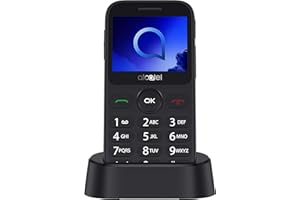 Alcatel 20.19g Metallic Grey Easy Phone 2.4" Con Fotocamera 2mp