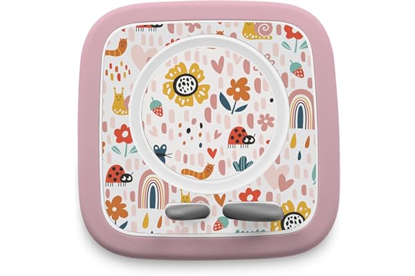 yabaduu Film de protection compatible avec Toniebox 2 - Film ajusté avec motif - Accessoires - Coque de protection autocollante avec design anti-rayures pour enfants - Jouet Y015 (22 coccinelles, sans