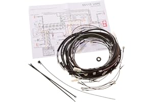 KWO Kabelbaumset S51/1E Enduro, 12V-VAPE mit Schaltplan