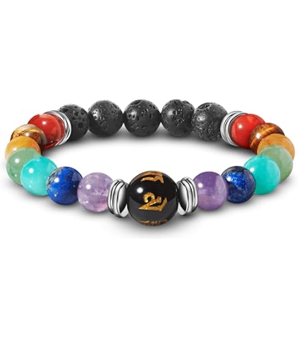 Bracciale Elastico In Pietra Naturale Agata Viola | Perle 8mm Con Ciondolo Cuore | Gioiello Chakra Guarigione E Benessere