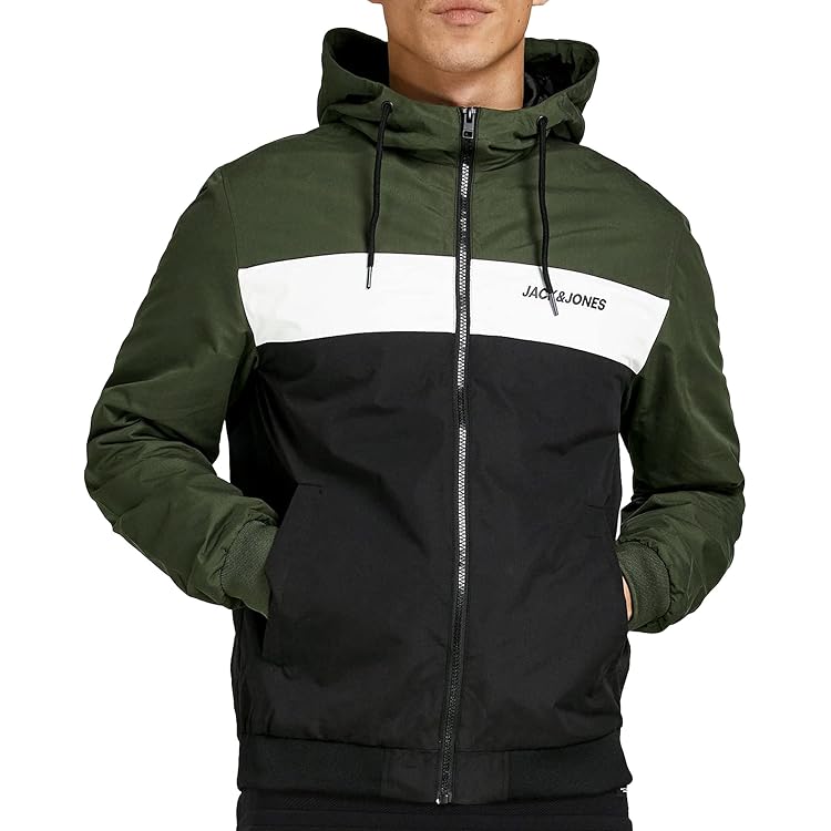 Huayuzh Regenjas voor heren, waterdicht, lichte regenjas, camping, wandelen, ademend, opvouwbare softshelljas met capuchon, zwart, M