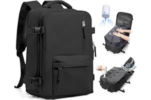 SZLX Sac cabine sous vide, 40 x 30 x 20 cm, étanche, avec compartiments pour chaussures et ordinateur portable de 14’’, bagage à main sous siège, répond aux normes de compagnies telles que Ryanair