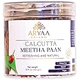 Aryaa Organic Aarya Calcutta Meetha Paan Without Supari, Indian Mouth Freshner, After Meal Digestive Mukhwas 250 gm