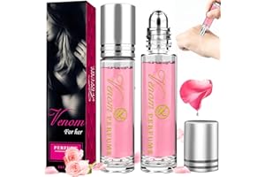 ELF-GRETTER 2 Pezzi Pheromone Perfume Donna, Profumo ai Feromoni, Profumo Feromoni, Flavor Pheromone Profumi, Roll-on Profumi per Attirare Gli Uomini