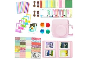 Leebotree Instant Mini 12 accesorios para Instax Mini 12 (rosa flor)