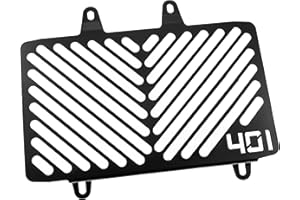 HOMRY ZIEGER Motorrad Kühlerabdeckung kompatibel mit: Husqvarna Vitpilen 401 Logo schwarz