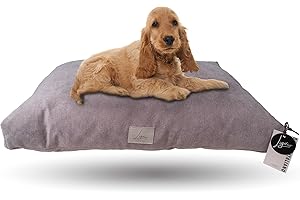 Ligo Tommy Elegance - Cuscino Materasso per Cani in tessuto Realizzato artigianalmente in Italia. Cuccia lettino Materassino per Cane Sfoderabile Lavabile.(L: 120 x 70 cm, SOFT ROSA)