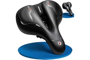 toptrek Fahrradsattel Herren Damen Bequem Weich, Ergonomischer Fahrrad Sattel, Schmerzfrei Radfahren, 2025 Neue Aufrüstung Fahrradsitz Atmungsaktiv Stoßdämpfend für E-Bike MTB Rennrad Cityrad
