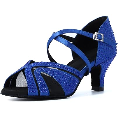 Taoyoule Scarpe Da Ballo Latino Per Donna Salsa Glitter Ballo Da - 7