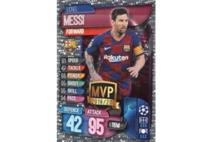 MATCH ATTAX 19/20 LIONEL MESSI MVP TRADING CARD - FC BARCELONA