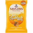 Straight Cut Crisps Multipack by Taylors Snacks | Mature Cheddar & Onion Flavour | Thick Cut, Bold Flavour | 24 x 40g Crisps Individual Bags