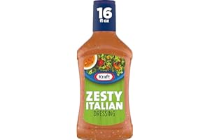 Kraft Zesty Italian Salad Dressing, 16 fl oz Bottle