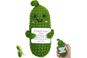 Meanju Positive Kartoffel,Pocket Hug Positive Saure Gurken,Kleine Umarmung Pocket Hug Gurken Glücksbringer,Kreative Plush Plushie,Mutmacher Geschenk,Glücksbringer Beste Freundin