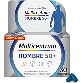 Multicentrum Men 50+, Multimineral Multivitamin, 30 Tablets | Vitamins &amp; Minerals for Men 50+, with Magnesium &amp; Vitamin C, Gl