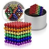 216Pcs 5mm Magnetic Ball Set Magic Magnet Cube Building Toy Stress Relief Fun