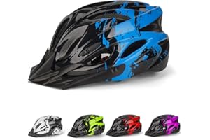 MOPLASZ Casco per Bambini 50-59CM Casco Bici Bambino per ragazzi ragazze con Visiera per Scooter BMX Scooter Roller Ride Regolabile per 5-15 Anni
