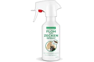 Silberkraft Floh - und Zeckenspray 250 ml für Hund, Katze und andere Haustiere - ideales Anti-Zecken Mittel - gegen Flöhe, Zecken, Parasiten, Ungeziefer