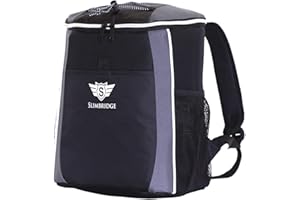 Slimbridge Fully Insulated Camping Hiking Picnic Backpack Cooler Bag Rucksack for Men Women and Family 35 cm 400 Grams 18 litres, Brean