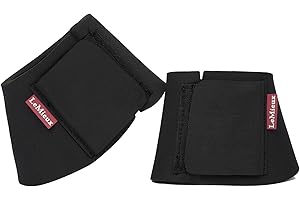 LeMieux Neoprene Over Reach Boots - Heavy Duty - Lightweight - Sold in Pairs - Black - XLarge