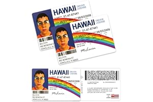 newhsy Fake Mclovin Id Card, Pretend ID Card, 2Pack Driver License Novelty Driving License ID Replica Fogell for Super Bad