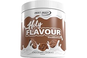 Best Body Nutrition - Holy Flavour - Geschmackspulver - Chocolate Cookies - 90 g Dose - Aromapulver zur Verfeinerung von Speisen und Getränken mit Schokoladenkeksgeschmack