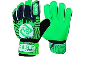 YSCARE Sports Gants de Gardien de But de Football pour garçons, Enfants, Jeunes Gants d'entraînement de Football avec Paume Super adhérente