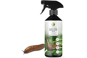 Ecowidow Slug & Snail Repellent Killer - Indoor/Outdoor Triple Strength Spray with Nozzle - Alternative to Copper Tape Slug Repellent & Slug Pellets UK - Effective Slug Repellent Indoor Use