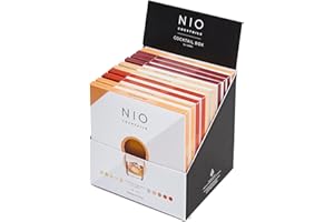 NIO Cocktails - Box Amanti del Whiskey, 10 Drink da 100ml già Miscelati, Pronti da Bere, con Bourbon Bulleit (3 Old Fashioned, 3 Manhattan, 2 Boulevardier, 2 Whiskey Sour), Gift Pack, 1000ml