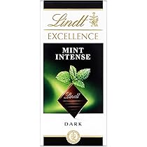 Lindt Chocolate - Mint Intense Dark, 100g Pack : Amazon.in
