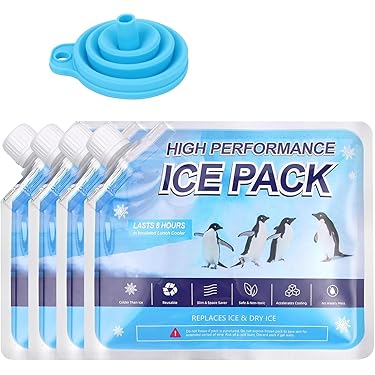 TOYANDONA 8 Pièces Bloc Réfrigérant Air Cooler Boîtes à Glaçons Vides