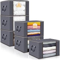 Lifewit 6 Pezzi 90L Scatole Per Armadio, Scatole Per Vestiti - 2