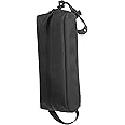 Gravel Explorer Plus Hanging Water Resistant Travel Toiletry Bag, Soft 3oz Silixone travel liquid bottles leak proof, The pouch TSA Approved Clear Travel Toiletry Bag, Black, Mini, Mini