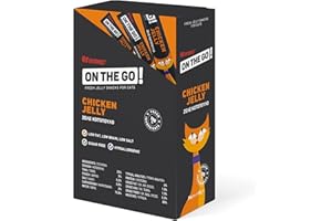 PET-INTEREST LOVE IN ACTION on The GO Chicken Jelly - Friandises pour Chats - Lot de 24 (24 x 15 g) - Idéal pour Les récompenses - Snack sain - Hypoallergénique