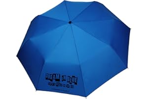 H.DUE.O Mini Ombrello Tascabile Pieghevole Antivento Leggero. Ombrello Piccolo da Viaggio Alluminio con Cupola Large. Tessuto Alta Qualità Asciugatura Rapida [JOYHEART]