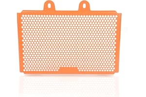 LOTFI Kühlerschutz, passend for KTM Duke 125 200 250 390 Duke 2017 2018 2019 2020 2021 2022. Motorrad-Kühlergrillschutz (Size : Orange)