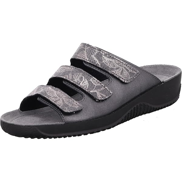 Zuecos De Cuero Para Mujer Rohde - Plantilla Acolchada, Hebilla Ajustable, Tacón 3 Cm