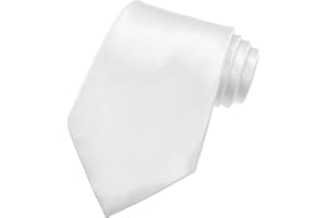 AHLPO Elegante Krawatte für Herren Satin 8 cm, Herren Krawatten, Klassische Schlips Herren für Hochzeit, Büro, Party und Festliche Veranstaltungen - Einfarbig in Verschiedenen Farben Tie