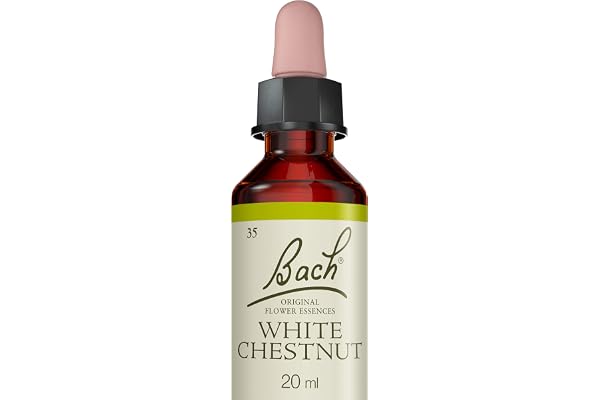 FLEURS DE BACH ORIGINAL - White Chestnut No 35 - Aide à la Sérénité de l'esprit et Clarté Mentale - Élixir Floral Naturel - Compte-Gouttes x 20 ml Vegan