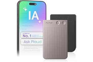 Plaud Note IA Grabadora de Voz con Funda Transcribe Resume con tecnología de IA, Soporta 112 Idiomas 64GB de Memoria Control de Reunión con App Genial para Lección Llamada Entrevista